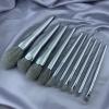 10 pieces of makeup brush set powder, blusher, cosmetic, eye shadow highlight view 3