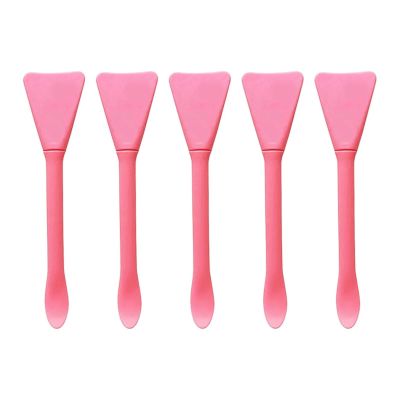 25pcs Face Mask Applicator Silicone Face Mask Brushes Makeup Spatula Applicator Skincare Spatula Lotion Face Cream Applicator Spa Makeup Tools(Red)