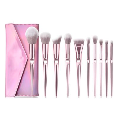 10 thumb makeup brushes set foundation make-up brush eye shadow beauty tools