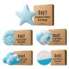 Aislor Ocean Series Moisturizing Bath Bombs with Herbal & Floral Scents, Bubble Bath Fizzies for Shower Blue One Size view 2