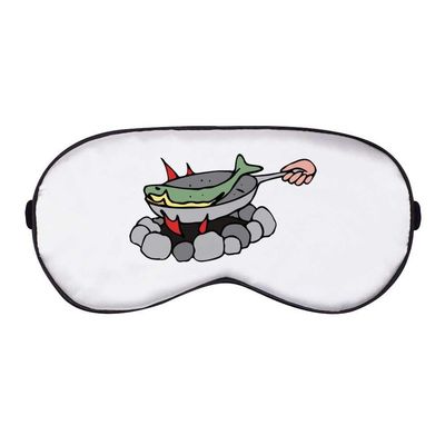 Azeeda 'Cooking Fish' Sleep/Travel Eye Mask (EY00034080)