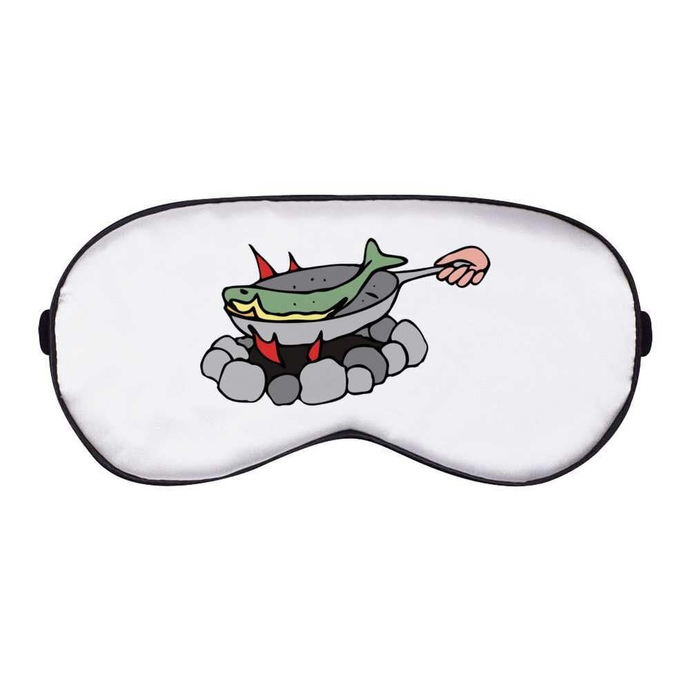 Azeeda 'Cooking Fish' Sleep/Travel Eye Mask (EY00034080)
