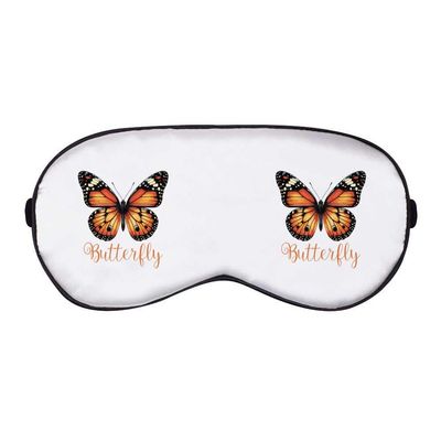 Azeeda 'Pretty Orange Butterfly ' Sleep/Travel Eye Mask (EY00034059)