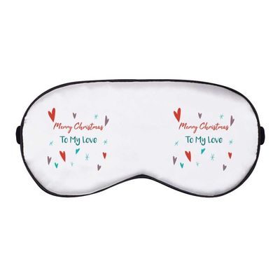 Azeeda 'Merry Christmas My Love' Sleep/Travel Eye Mask (EY00034068)
