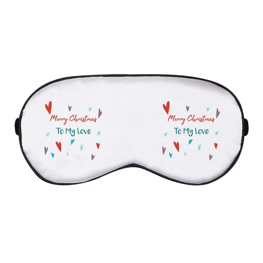 Azeeda 'Merry Christmas My Love' Sleep/Travel Eye Mask (EY00034068)