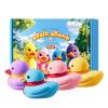 Aislor 4-Piece Duck Shaped Bath Bombs Set, Flower Scented Fizzies for Moisturizing Bubble Bath,Gift Idea for Women & Kids Blue One Size view 1