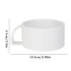 Shaving Bowl - 94g Stainless Steel Heat Insulated Cup | Marble Handmade Foam Holder | Non Slip Grooming Mug For Men, Barber Salon Tool, Luxury Stone Soap, Durable Wide Mouth Shavings Accessory view 2