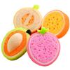 WESIEVYA 4pcs Fruit Shaped Bath Sponges Bath Tool Soft Design for Home Bathroom Fun Shower Accessories view 1