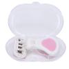 TYTOGE Women Travel Mini Shaving Kit 6 Layer Cutters Portable Travel Shaving Kit with Foldable Non Slip Handle 3 Refills (Pink) view 1