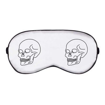 Azeeda 'Simple Skull Line' Sleep/Travel Eye Mask (EY00034072)
