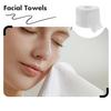 Cabilock Disposable Natural Fiber Facial Towels for Makeup Removal and Cleansing Eco-Friendly Cotton Pads for Travel and Salon Use Ultra-Thin Soft Face Wash Napkins view 3