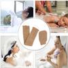 GALPADA 2pcs Natural Ramie Jute Bath Glove and Long Strap Back Scrubber Double-sided Exfoliating Body Wash Mitts for Deep Dead Skin Removal and Comfortable Shower Bathing Experience view 2