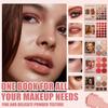 5 Layer Makeup Book Palette, Book Style Foldable Makeup Palette Set, 24-Color Eyeshadow Palette, Long Lasting High Pigment Eye Shadow Highlighter Blush Lip Gloss For Women view 2