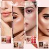 5 Layer Makeup Book Palette, Book Style Foldable Makeup Palette Set, 24-Color Eyeshadow Palette, Long Lasting High Pigment Eye Shadow Highlighter Blush Lip Gloss For Women view 4
