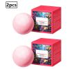 Aislor 2-Pack of Natural Fruit Scented Bath Bombs, Moisturizing Fizzies for Bubble Bath, Spa & Hot Tub Gift Set Peach One Size view 2