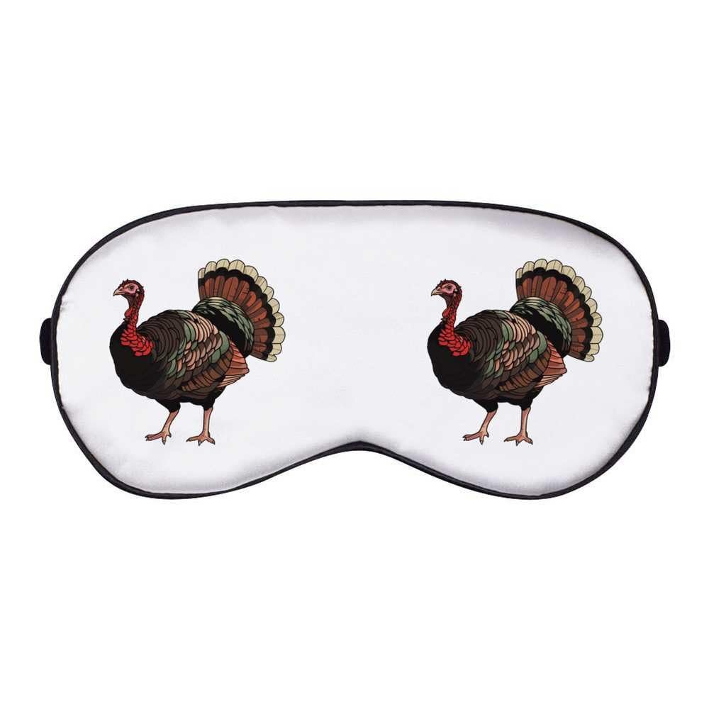 Azeeda 'Colorful Decorative Turkey' Sleep/Travel Eye Mask (EY00034083)