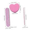 ARTSEWPLY 20 Sets DIY Nail Tools Kit with Heart-Shaped Sponge Files Nail Buffer Blocks Polishing Strips for Professional and Personal Manicure Care view 2