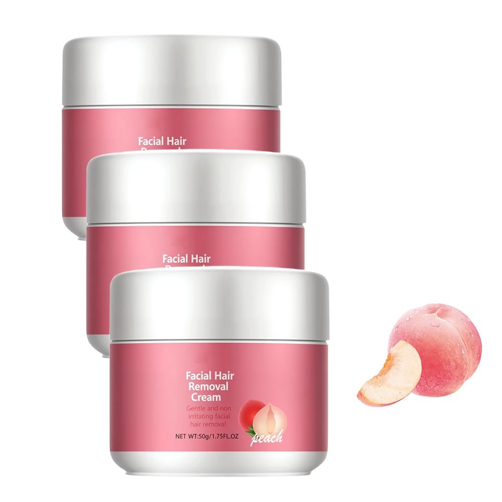 2026 New Facial Hair Removal Cream, Hair Removal Cream for Women Upper Lip & Chin Hair Remover, Quick Gentle Fast Acting Formula for Smooth Skin Gentle on Sensitive Skin (3)