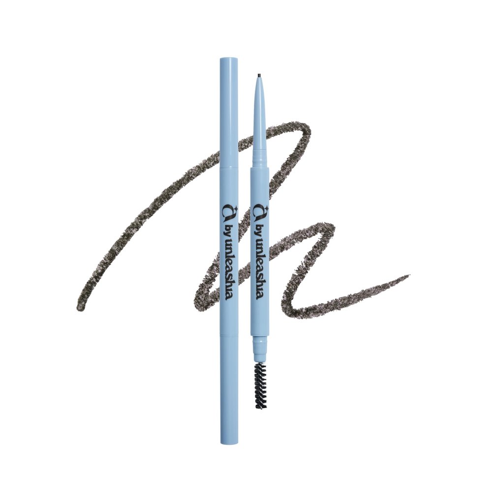 [A by Unleashia] Real Fine 1mm Eyebrow Pencil #K-beauty vegan mascara #K-beauty eye makeup (No.1 Umber Gray)