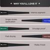 BELLA_VITA Intense Drama Waterproof Eyeliner, Brown, Matte Finish, Smudge-Proof, Fast-Drying, Felt Tip Applicator, Enriched with Biotin, 3.5 ml view 4