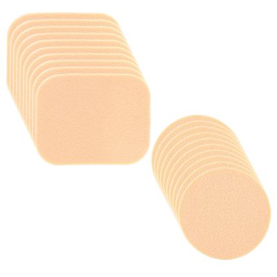 20 PCS Makeup Sponges, Facial Makeup Sponge for Foundation Blending Cosmetic Sponges Beauty Foundation Powder for All Skin Types Wet and Dry Dual Use(Skin, Square&Round)