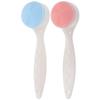 Alipis 2PCS Silicone Facial Brush for Women Manual Non-Abrasive Face Cleansing and Massage Brush with Non-Slip Grip Gentle Exfoliating Pad for Sensitive Skin Random Colors Random Color view 1