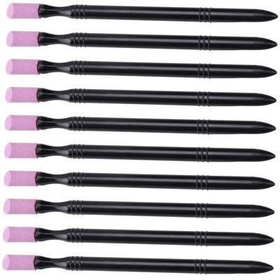 CIYODO 10Pcs Nail Sanding Stone Double-Ended Nail File and Buffer Pen for Manicure and Pedicure Cuticle Removal Care Tool for Professional and Home Use
