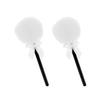 2 Pcs Setting Powder Puff with Stick Handle, Lollipop Face Powder Puff for Makeup, Reusable for Loose Powder Application view 1