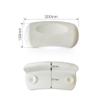 EWUROI Bath Pillow Home Hotel Bathtub Cushion Silicone Suction Cup PU Non-Slip view 4