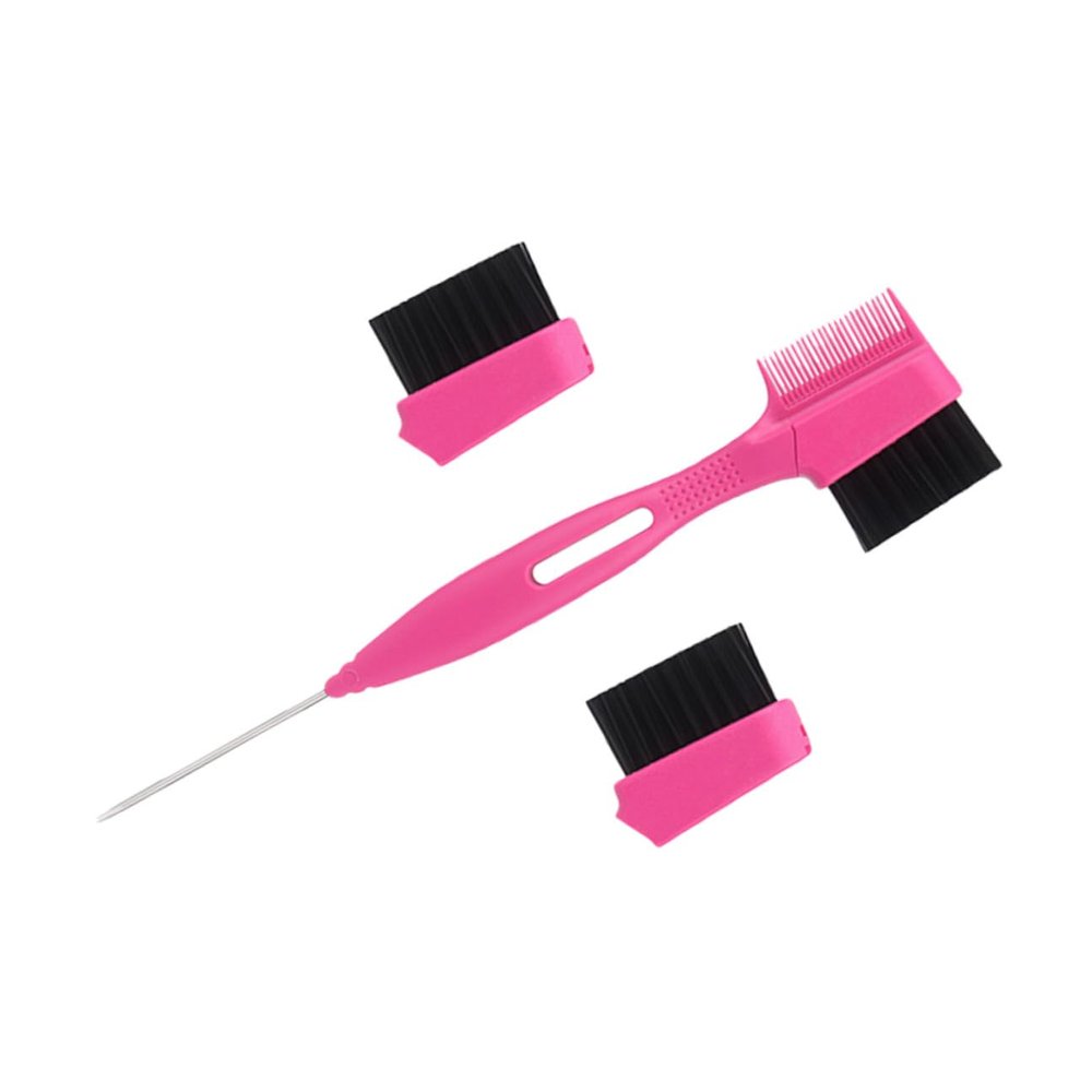 Vaguelly Replacement Head Eyebrow Brush and Comb for Women Dual-use Steel Brush with PVC Case Precise Eyebrow Grooming Tool for Defining and Trimming Stray Hairs