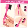Vaguelly Replacement Head Eyebrow Brush and Comb for Women Dual-use Steel Brush with PVC Case Precise Eyebrow Grooming Tool for Defining and Trimming Stray Hairs view 2