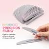 25 Pcs Thick Nail File 180/240 Grit Semicircle Shape, Emery Boards Nail File for Natural Nails and Acrylic Nails, Double Sided Boards Profesional for Home and Salon view 2