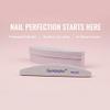 25 Pcs Thick Nail File 180/240 Grit Semicircle Shape, Emery Boards Nail File for Natural Nails and Acrylic Nails, Double Sided Boards Profesional for Home and Salon view 3