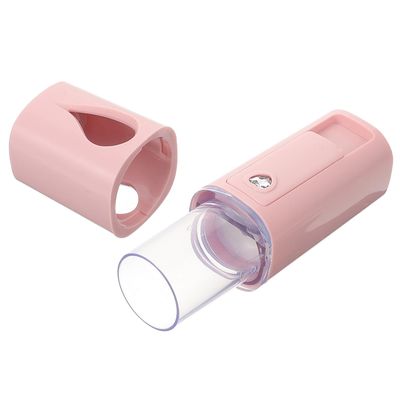Alipis Portable Mini Face Mister Handheld Facial Steamer for Skin Hydration and Cleansing USB Rechargeable Pink Humidifier for Salon and Home Beauty Care