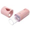 Alipis Portable Mini Face Mister Handheld Facial Steamer for Skin Hydration and Cleansing USB Rechargeable Pink Humidifier for Salon and Home Beauty Care view 1
