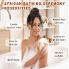 2 Pack African Net Sponge Exfoliating Scrubber Bath Sponge for Daily Use (Blush+Champange) view 4