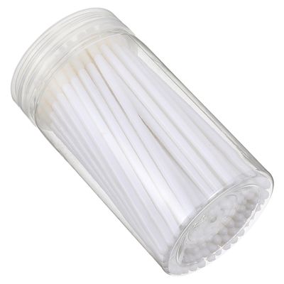 BIUDECO 100pcs Disposable Lip Brush Applicators for Makeup Lipstick and Gloss Application White Fine Detail Cosmetic Tools for Daily Use and Replacement Gift for Women