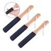 Alipis 3pcs Double-Sided Foot Scraper Callus Remover with Ergonomic Non-Slip Beech Wood Handle Practical Feet File for Dead Skin Exfoliation and Hard Skin Grinding Portable Pedicure Tool view 3
