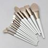 13 Pieces Of Conical Wooden Handle Makeup Brush Set, Loose Foundation, Eye Shadow and Eyebrow view 4