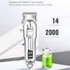 YHNNH Hair Cutting Tool, Full Metal Clipper Professional Men's Adjustable Electric Trimmer Beard Rechargeable Cut Machine view 4