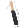 FUOYLOO 2pcs Double-Sided Wooden Foot File with Premium Scrubbing Surfaces for Callus Removal and Hard Skin Exfoliation Washable Pedicure Tool for Smooth Feet Care view 2