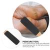 FUOYLOO 2pcs Double-Sided Wooden Foot File with Premium Scrubbing Surfaces for Callus Removal and Hard Skin Exfoliation Washable Pedicure Tool for Smooth Feet Care view 4