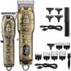 YHNNH Hairdressing Tools, 2-Piece Professional Electric Hair Clipper Set, Metal Casing Trimmer, Cordless Hair Clipper for Men's Barbers. view 1