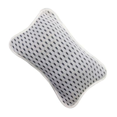 PLAFOPE Mesh Bathtub Pillow with Non-Slip Suction Cups Polyester Bath Cushion for Head Neck Shoulder Support Fit for Bathtubs Relaxing Bathroom Accessory