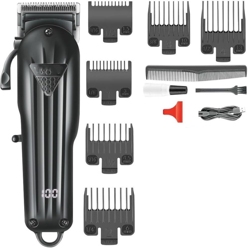 YHNNH Hair Cutting Tool, Clipper Professional Machine Rechargeable Trimmer Adjustable Haircut for Men