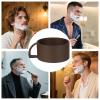 Salon Styling Foam Cup - Shaving Soap Bowl, Non-Slip Wide-Mouth Shaving Soap Bowl Cups With Handle Grooming Salon Styling Shaver Cleansing Foam Cup Toolfor Men Father Him Husband Dad Boyfriend Barber view 4