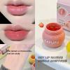 2 PCS Bee Lip Balm & Peach Balm Pot, Lip Sleeping Lip Mask Propolis Moisturizing Lip Balm with Stick, Hydrating Prevention Dry & Cracked, Reducing Lip Lines view 2