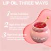 2 PCS Bee Lip Balm & Peach Balm Pot, Lip Sleeping Lip Mask Propolis Moisturizing Lip Balm with Stick, Hydrating Prevention Dry & Cracked, Reducing Lip Lines view 4