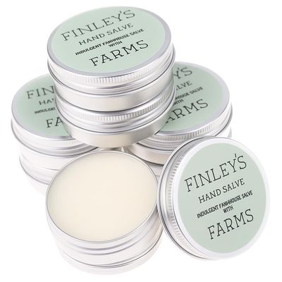 Beeswax Hand Salve, Natural Ingredients with Beeswax, Coconut Oil and Shea Butter, Moisturizing Skin Care, Balm in Metal Tins (Sunshine Poppy & Lemon)
