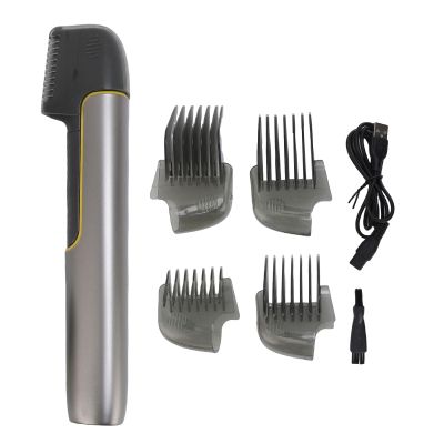 ZJchao Body Hair Trimmer for Men Extendable Arm Wet Dry Shaving Body Hair Groomer IPX6 Water Proof USB Rechargeable (USB)